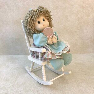 Berkeley Design Musical Doll W Lollipop In Rocking Chair To Play Candy Man Song
